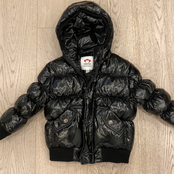 Black glitter appaman winter jacket 3T - Picture 2 of 3